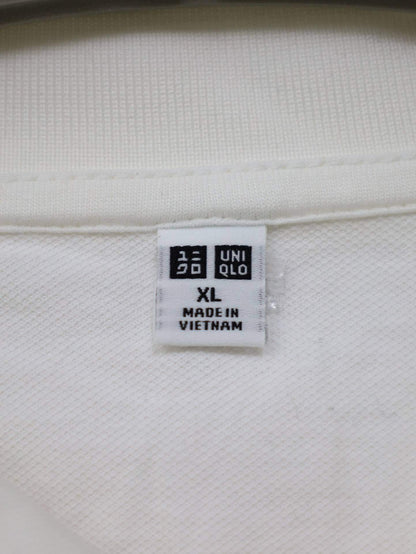 UNIQLO/ユニクロ/ポロシャツ/トップス/ホワイト/XL