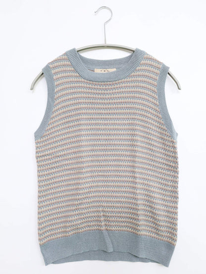 ems excite/エムズエキサイト/ベスト/トップス/グレー/F