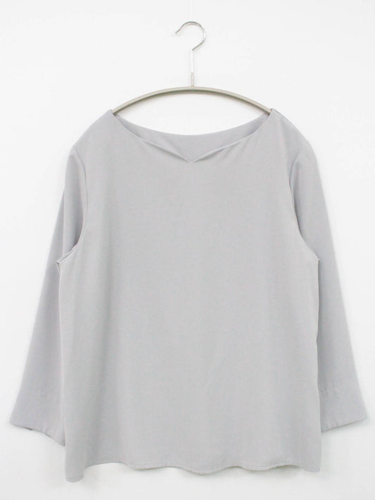 NATURAL BEAUTY BASIC/シャツ/ブラウス/トップス/グレー/S