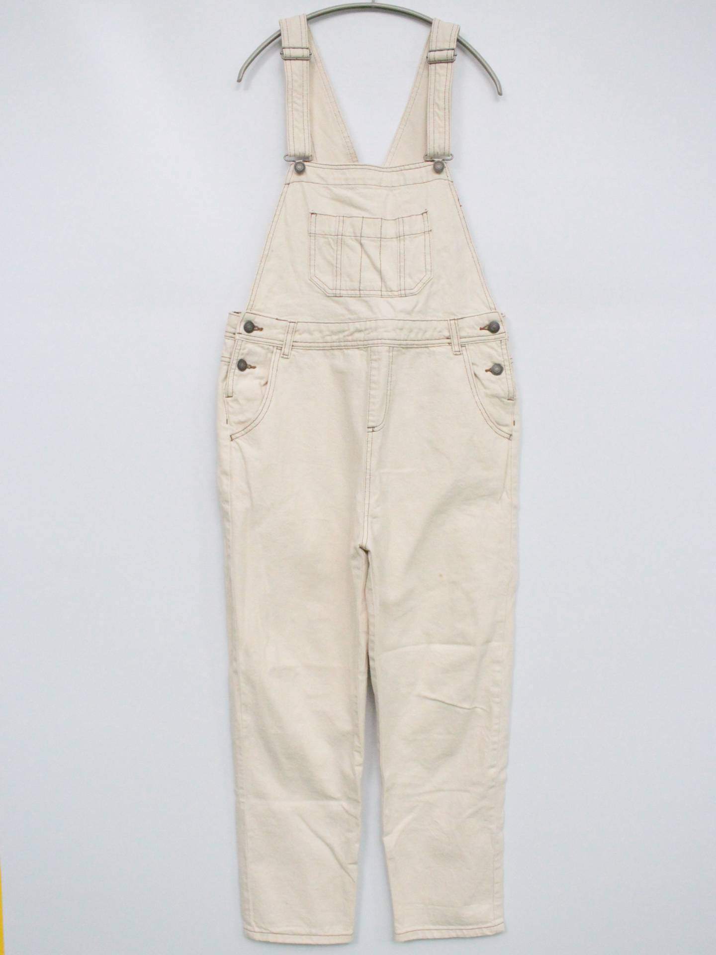 サロペット/オーバーオール/オールインワン・サロペット/ホワイト/L