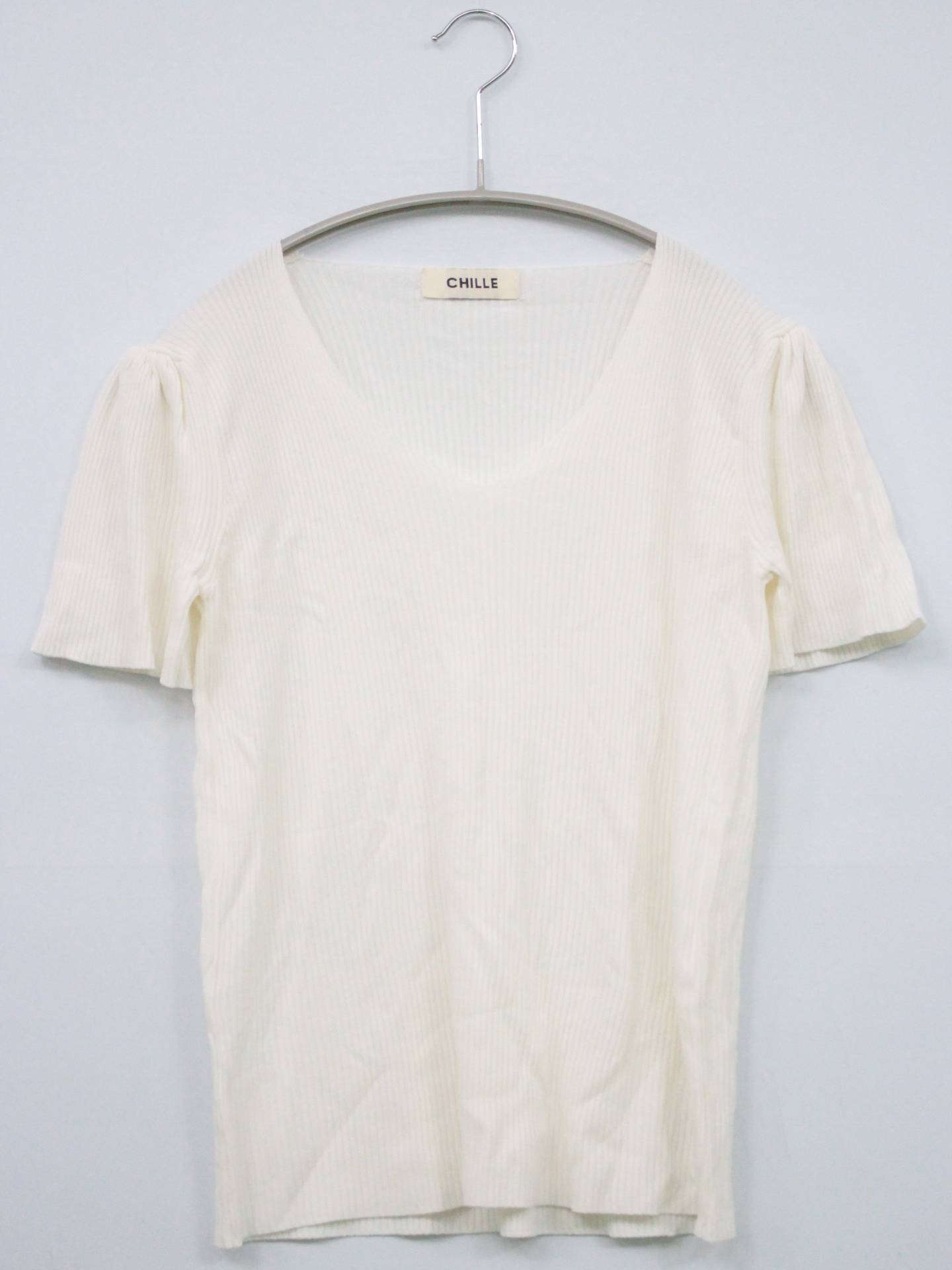 CHILLE/Tシャツ/カットソー/トップス/ホワイト/F