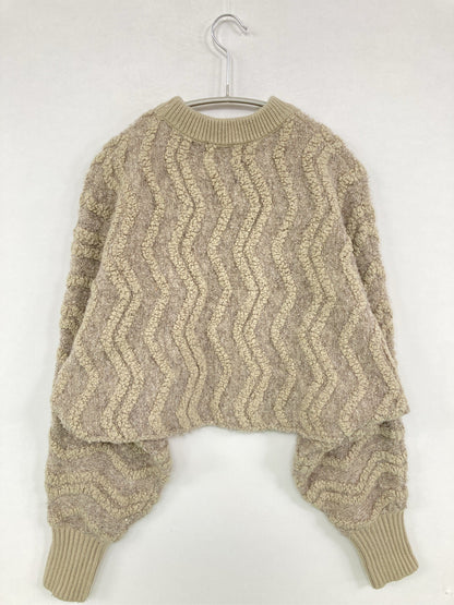 KBF/ケービーエフ/ニット/セーター/トップス/ブラウン/size ONE