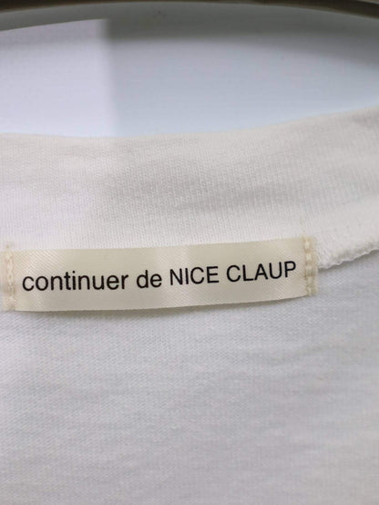 continuer de NICE CLAUP/Tシャツ/カットソー/トップス/ホワイト
