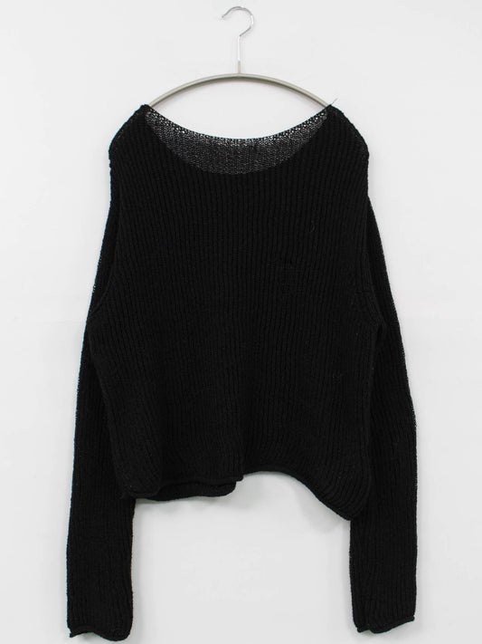 HANNE/ニット/セーター/トップス/ブラック/F