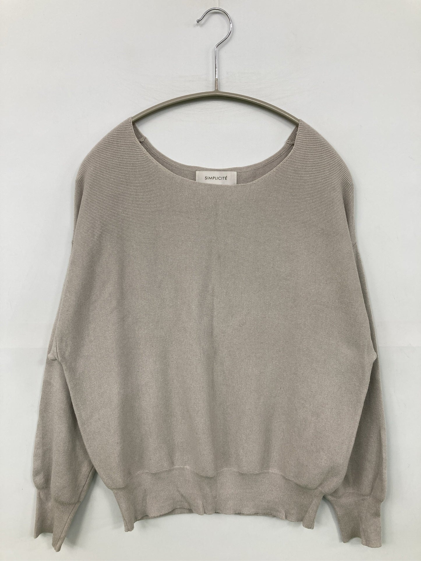 SIMPLICITE/サンプリシテ/ニット/セーター/トップス/ベージュ