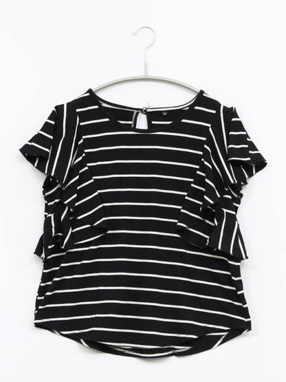 Tシャツ/カットソー/トップス/ブラック/M