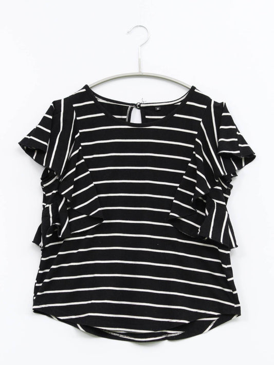 Tシャツ/カットソー/トップス/ブラック/M
