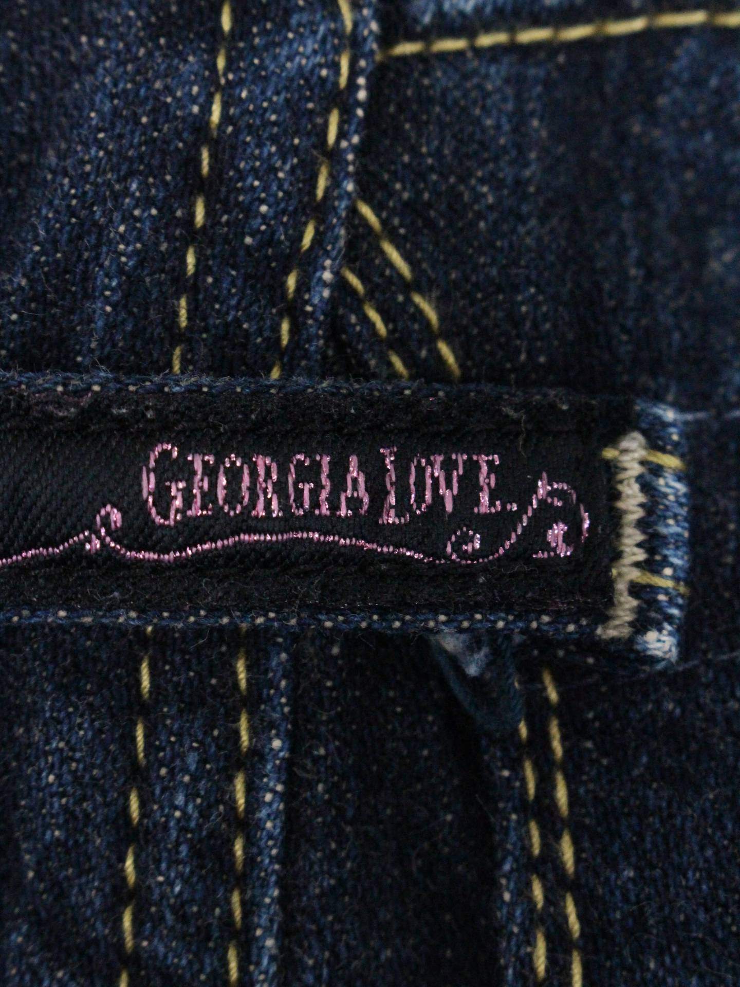 GEOAGIA LOVE/デニムパンツ/パンツ/ネイビー/ウエスト66