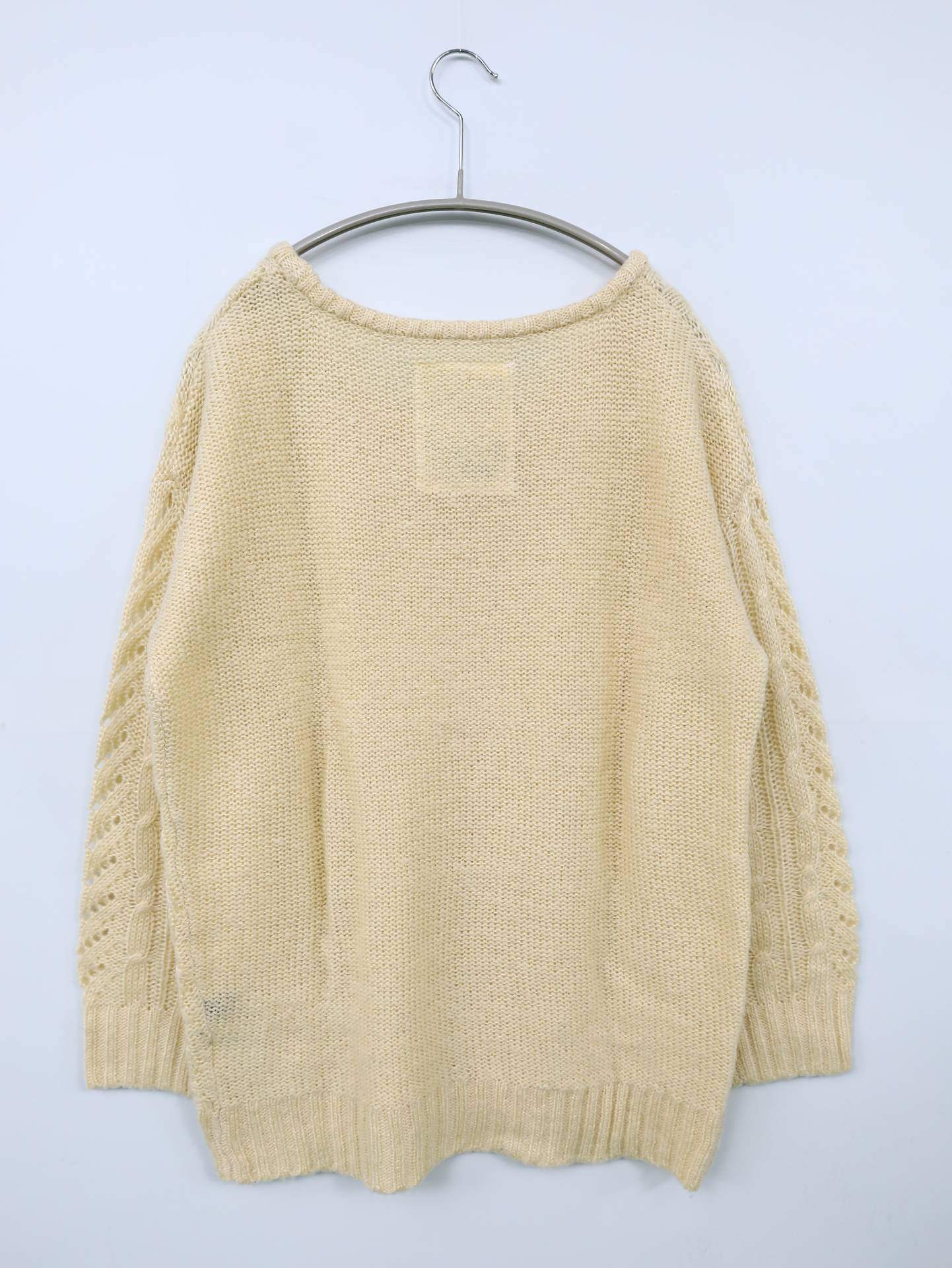 ニット/セーター/トップス/ホワイト/M