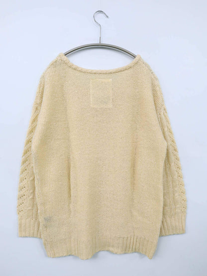 ニット/セーター/トップス/ホワイト/M