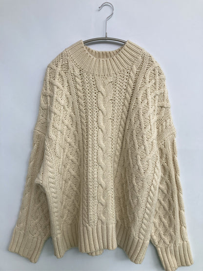 flaner/フラネ/ニット/セーター/トップス/アイボリー/F