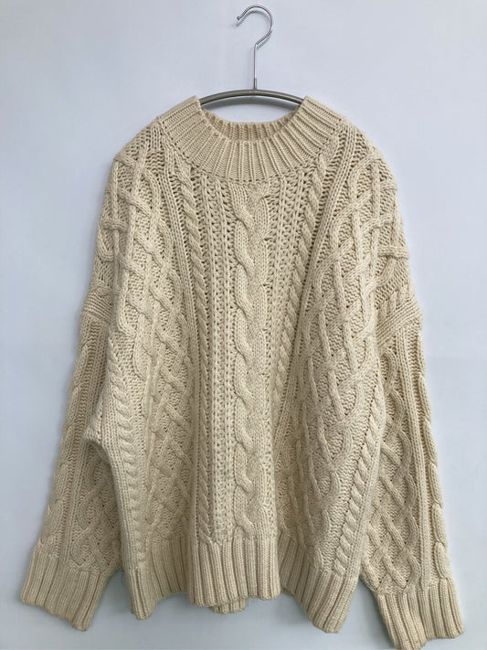 flaner/フラネ/ニット/セーター/トップス/アイボリー/F