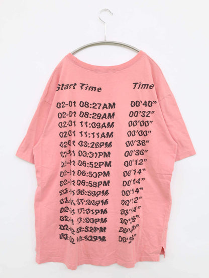 Tシャツ/カットソー/トップス/ピンク