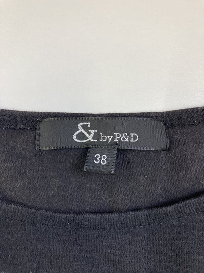 &byP&D/Tシャツ/カットソー/トップス/ブラック/38