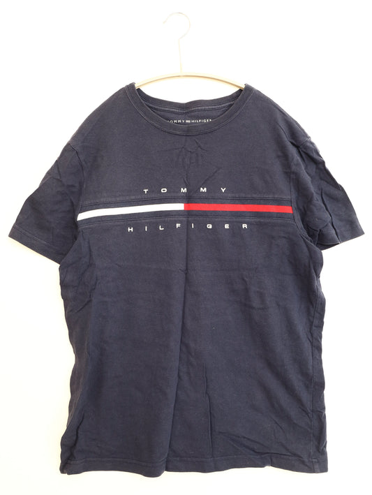 TOMMY HILFIGER/Tシャツ/カットソー/トップス/ネイビー/XS