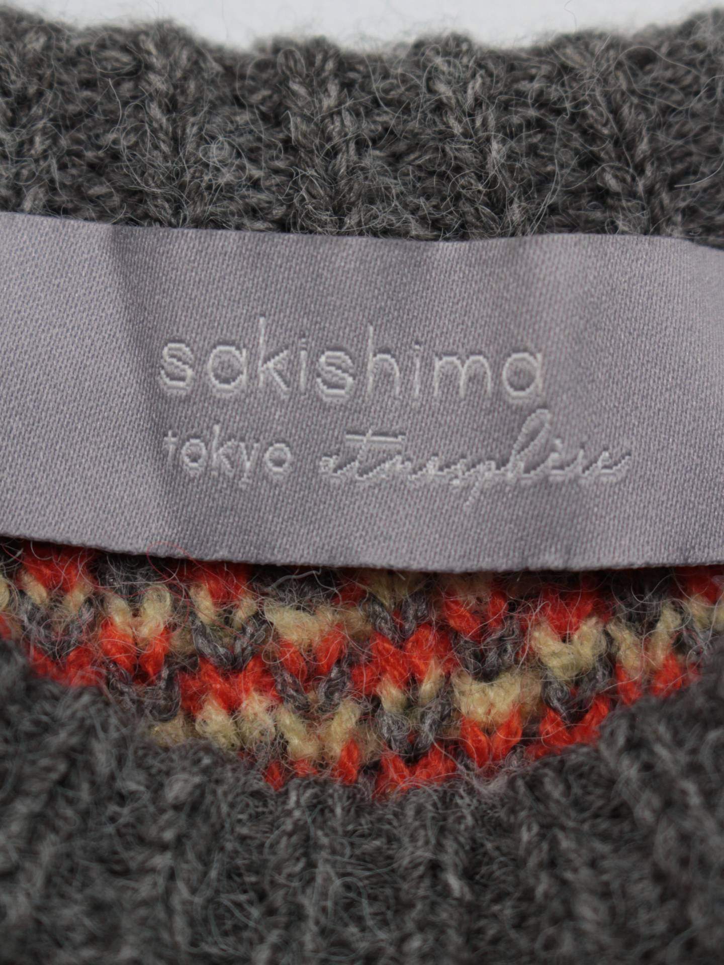 sakishima/ニット/セーター/トップス/グレー