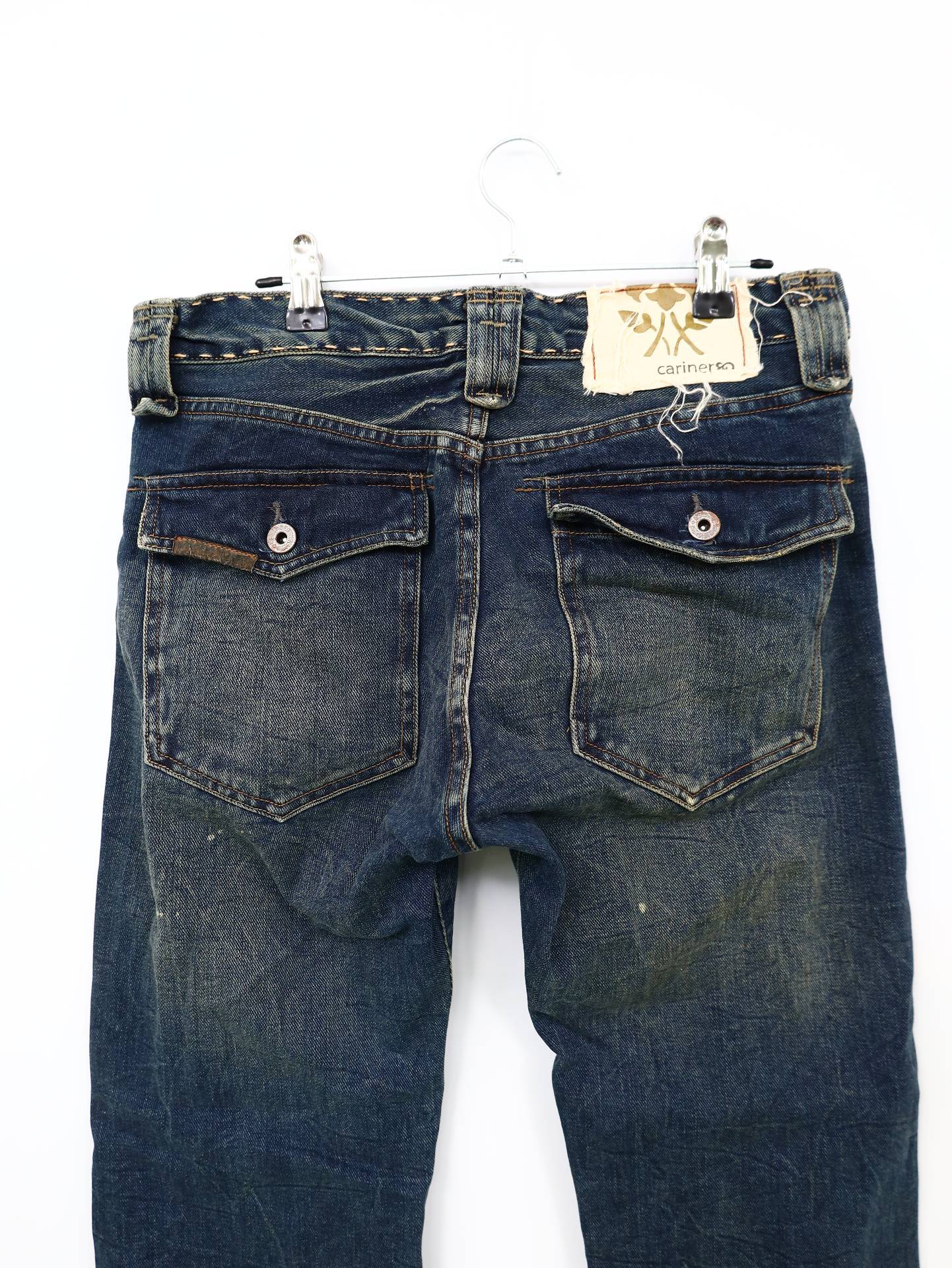 cariner/デニムパンツ/パンツ/ブルー