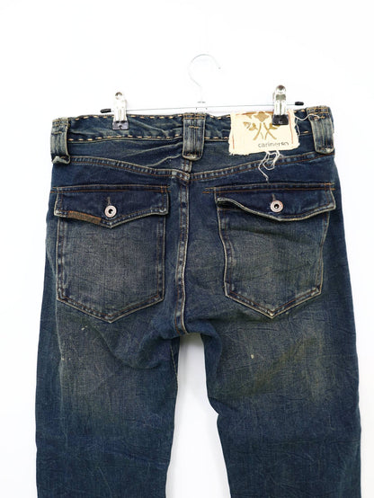 cariner/デニムパンツ/パンツ/ブルー