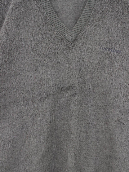 Together/トゥゲザー/ニット/セーター/トップス/グレー/L