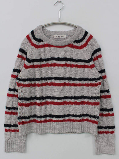 COLZA/コルザ/ニット/セーター/トップス/グレー/M