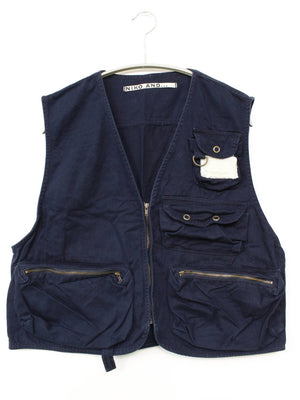 niko and .../ニコアンド/ベスト/トップス/ネイビー