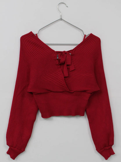 girly doll/ガーリードール/ニット/セーター/トップス/レッド