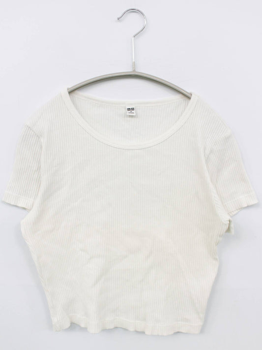 UNIQLO/ユニクロ/Tシャツ/カットソー/トップス/ホワイト/M