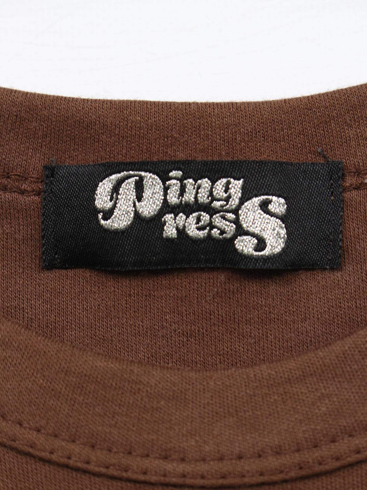 pingress/Tシャツ/カットソー/トップス/ブラウン/F