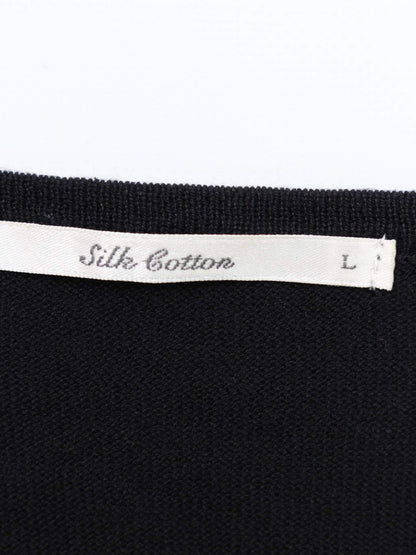 Silk Cotton/ワンピース/ワンピース/ドレス/ブラック/L