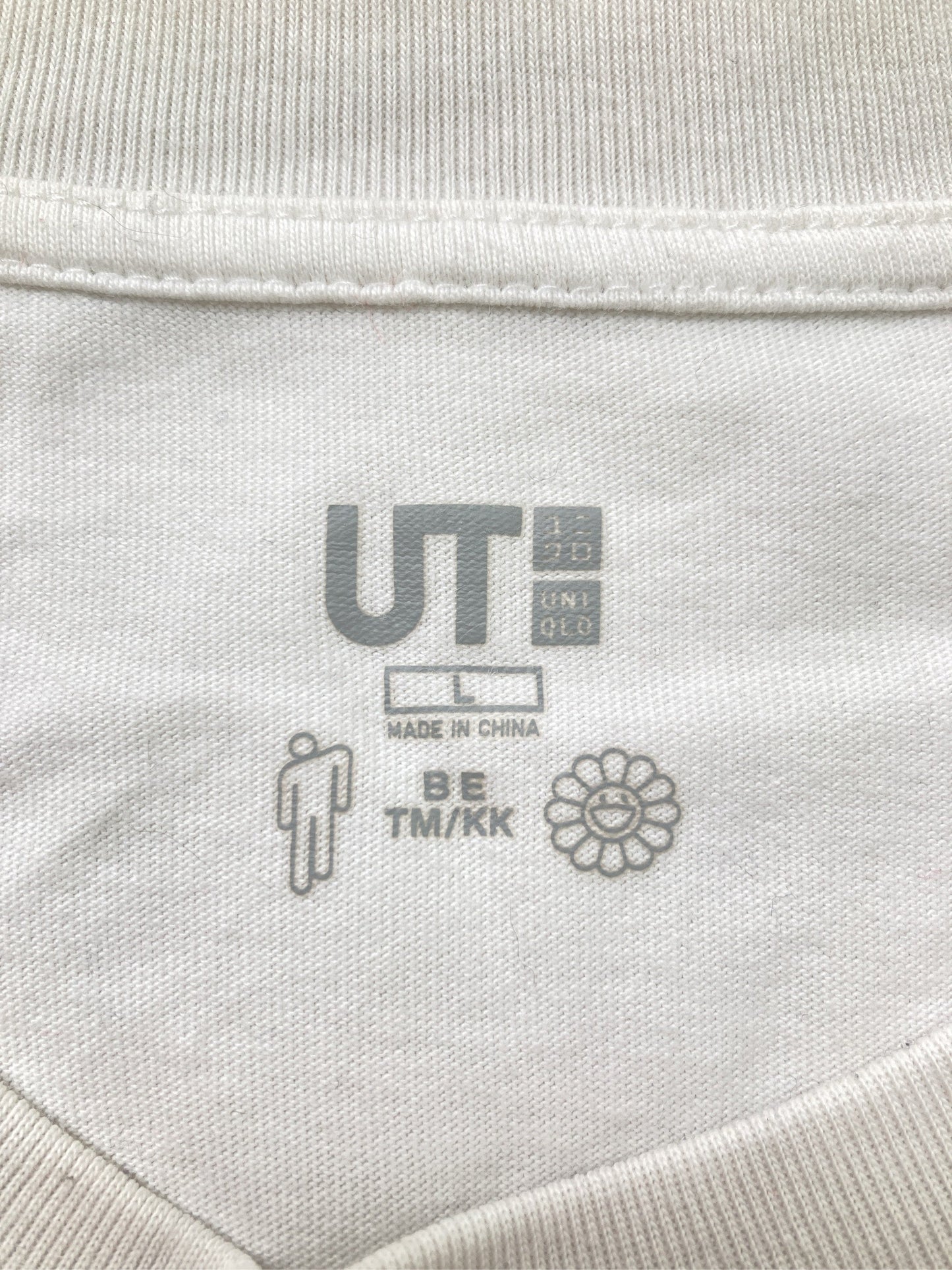UNIQLO/ユニクロ/Tシャツ/カットソー/トップス/ホワイト/L
