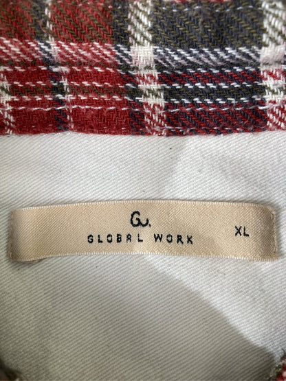 GLOBAL WORK/グローバルワーク/シャツ/ブラウス/トップス/レッド/XL