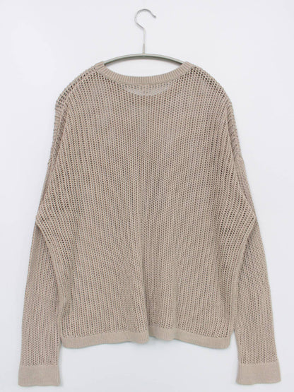 UNIQLO/ユニクロ/ニット/セーター/トップス/ベージュ/XL