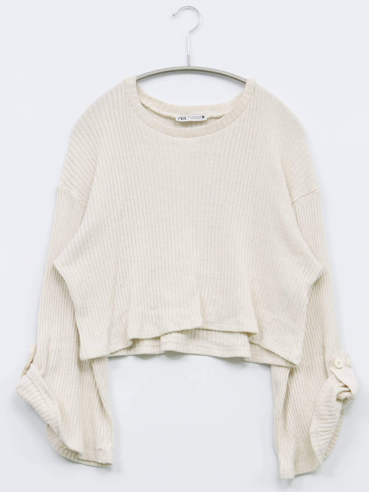 ZARA/ザラ/Tシャツ/カットソー/トップス/ホワイト/S
