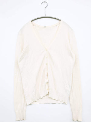 カーディガン/ボレロ/トップス/アイボリー/S