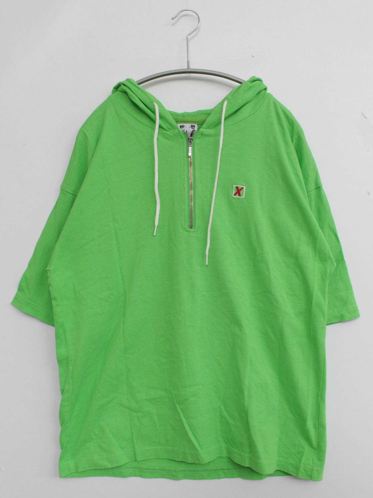 X-GIRL/エックスガール/パーカー/トップス/ライトグリーン/2