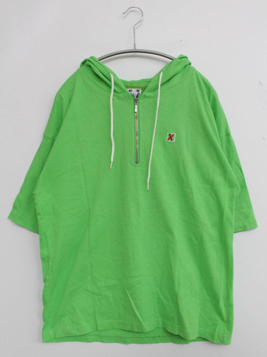 X-GIRL/エックスガール/パーカー/トップス/ライトグリーン/2