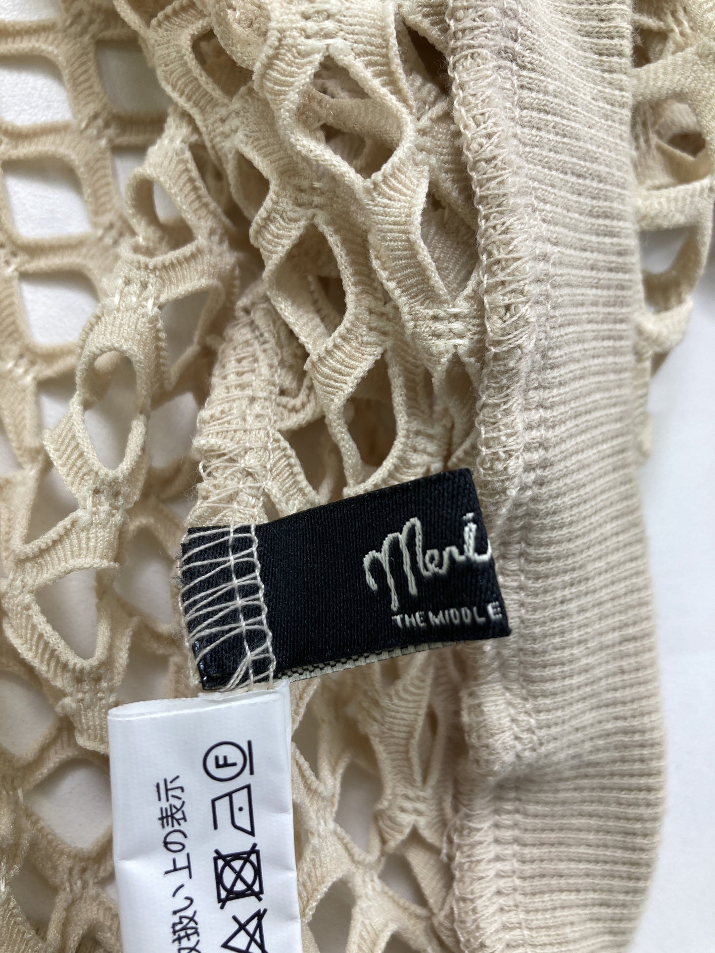 menidiom/カーディガン/ボレロ/トップス/ベージュ