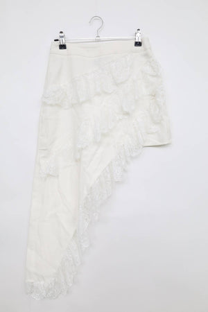 CIDER/サイダー/ショート/ミニスカート/スカート/ホワイト/XS