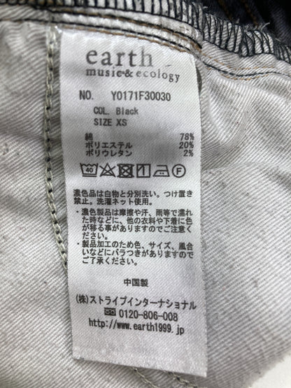 earth music&ecology/アースミュージックアンドエコロジー/デニムパンツ/パンツ/ブラック/XS