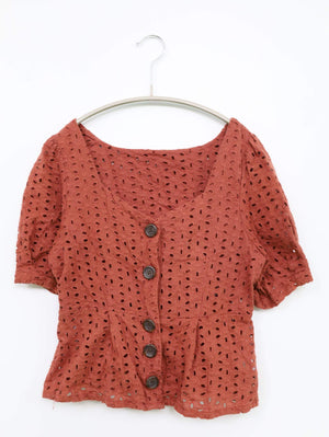 archives/アルシーヴ/シャツ/ブラウス/トップス/ブラウン/M