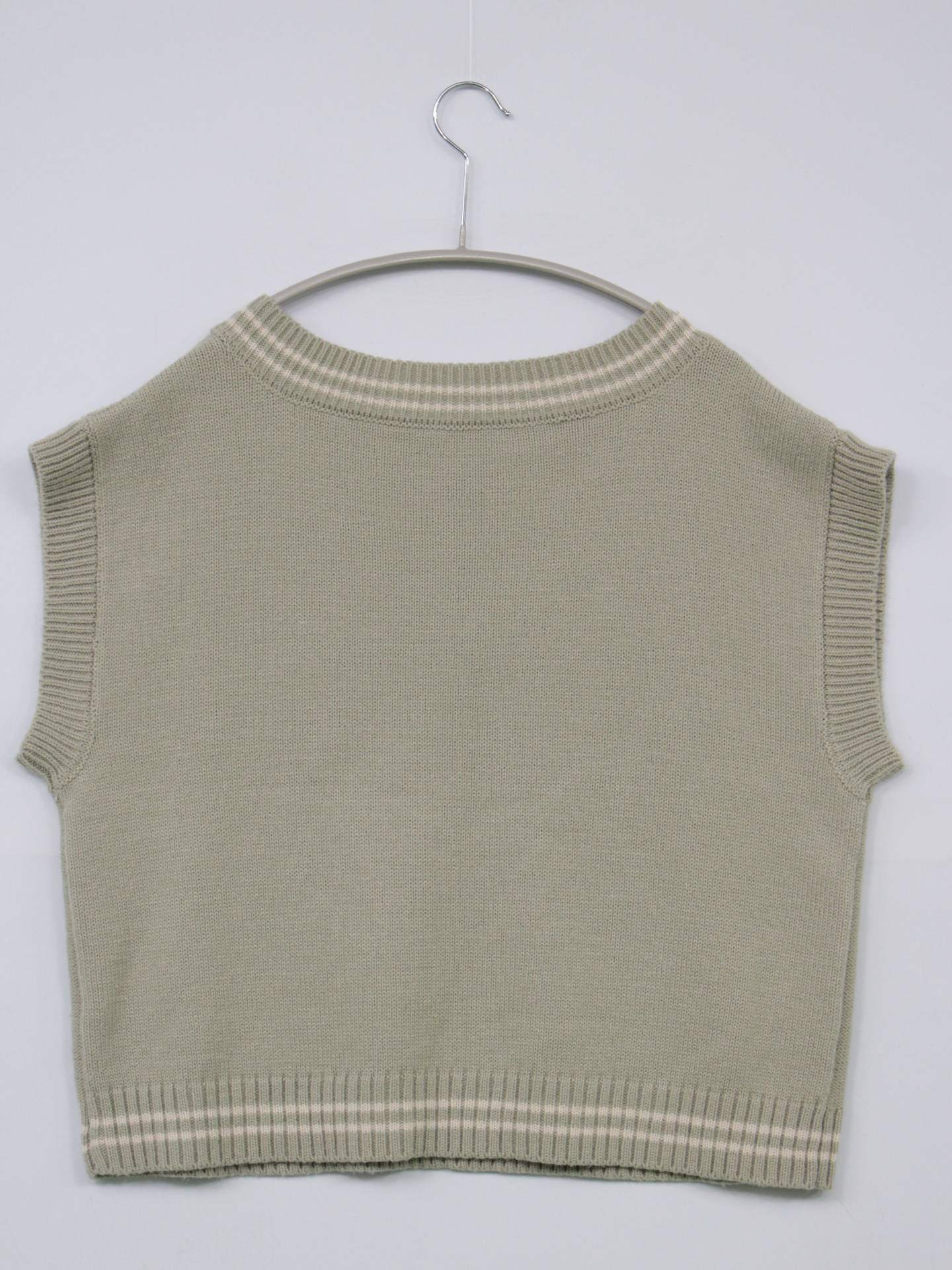 ベスト/トップス/ライトグリーン/M