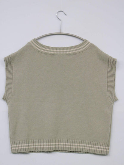 ベスト/トップス/ライトグリーン/M