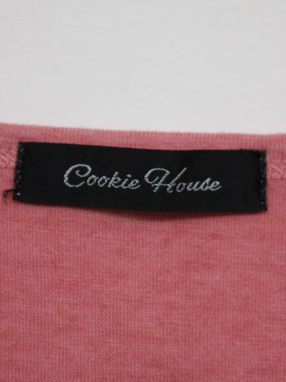 COOKIE HOUSE/Tシャツ/カットソー/トップス/ピンク/4L