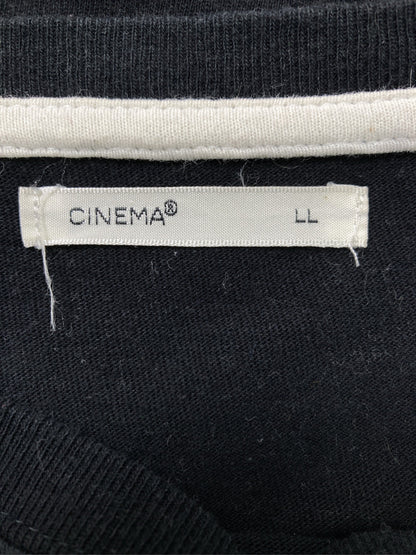 CINEMA/シネマ/Tシャツ/カットソー/トップス/ブラック/LL