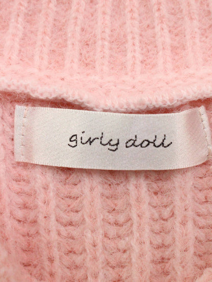 girly doll/ニット/セーター/トップス/ピンク