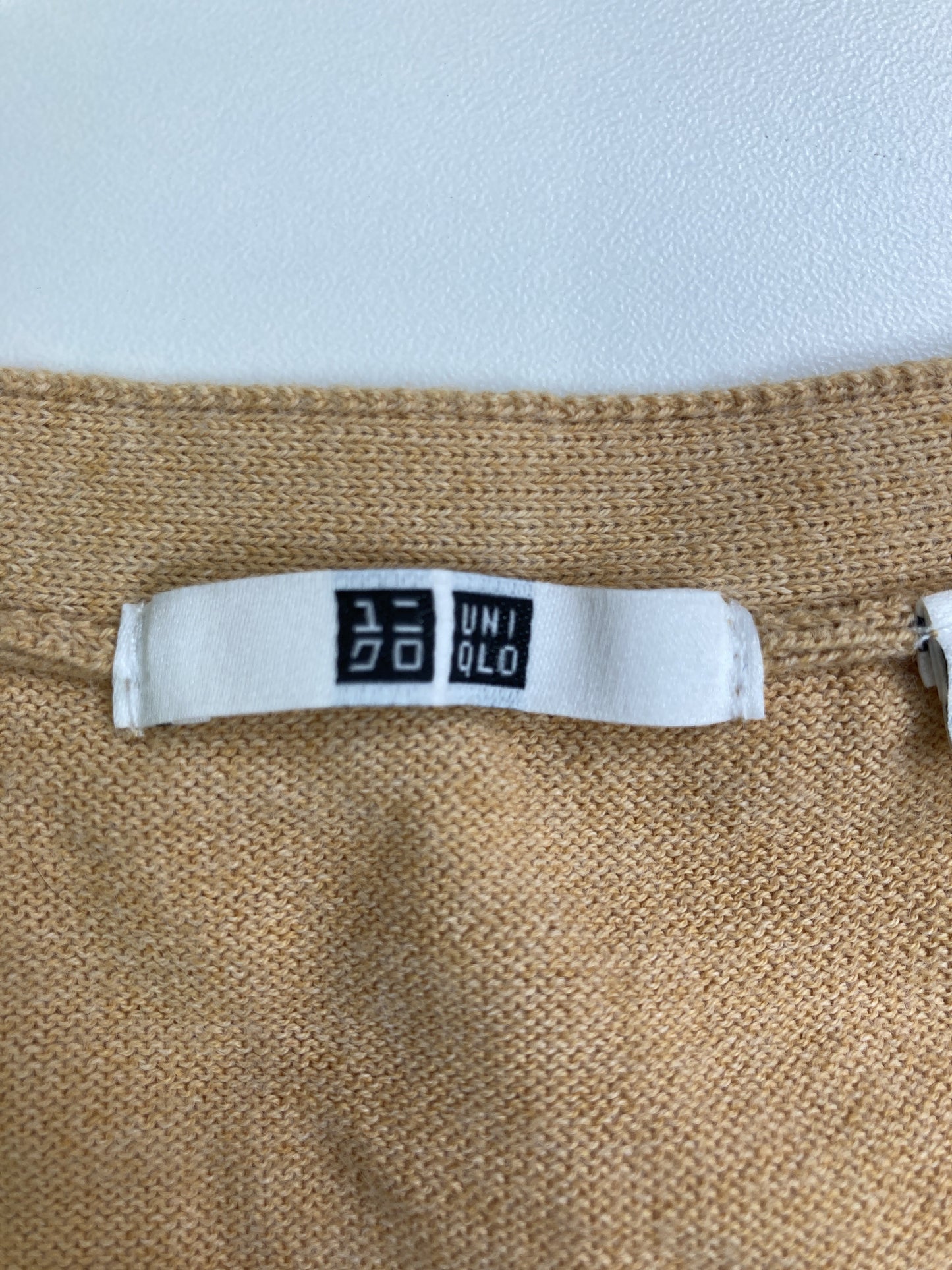 UNIQLO/ユニクロ/カーディガン/ボレロ/トップス/ベージュ/XL