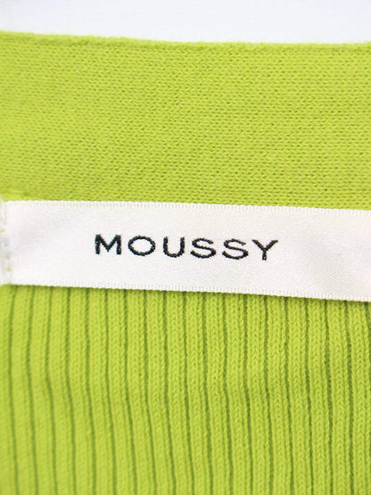 MOUSSY/マウジー/ニット/セーター/トップス/ライトグリーン/F