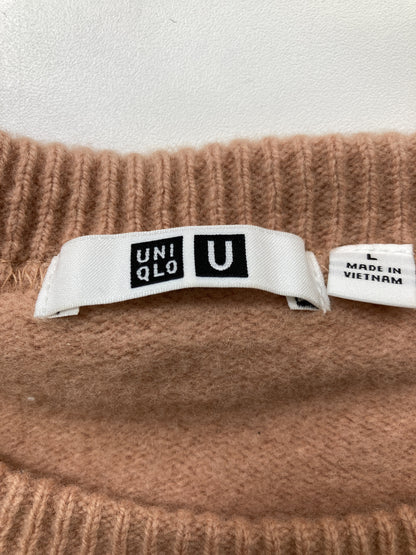 UNIQLO/ユニクロ/ニット/セーター/トップス/ベージュ/L