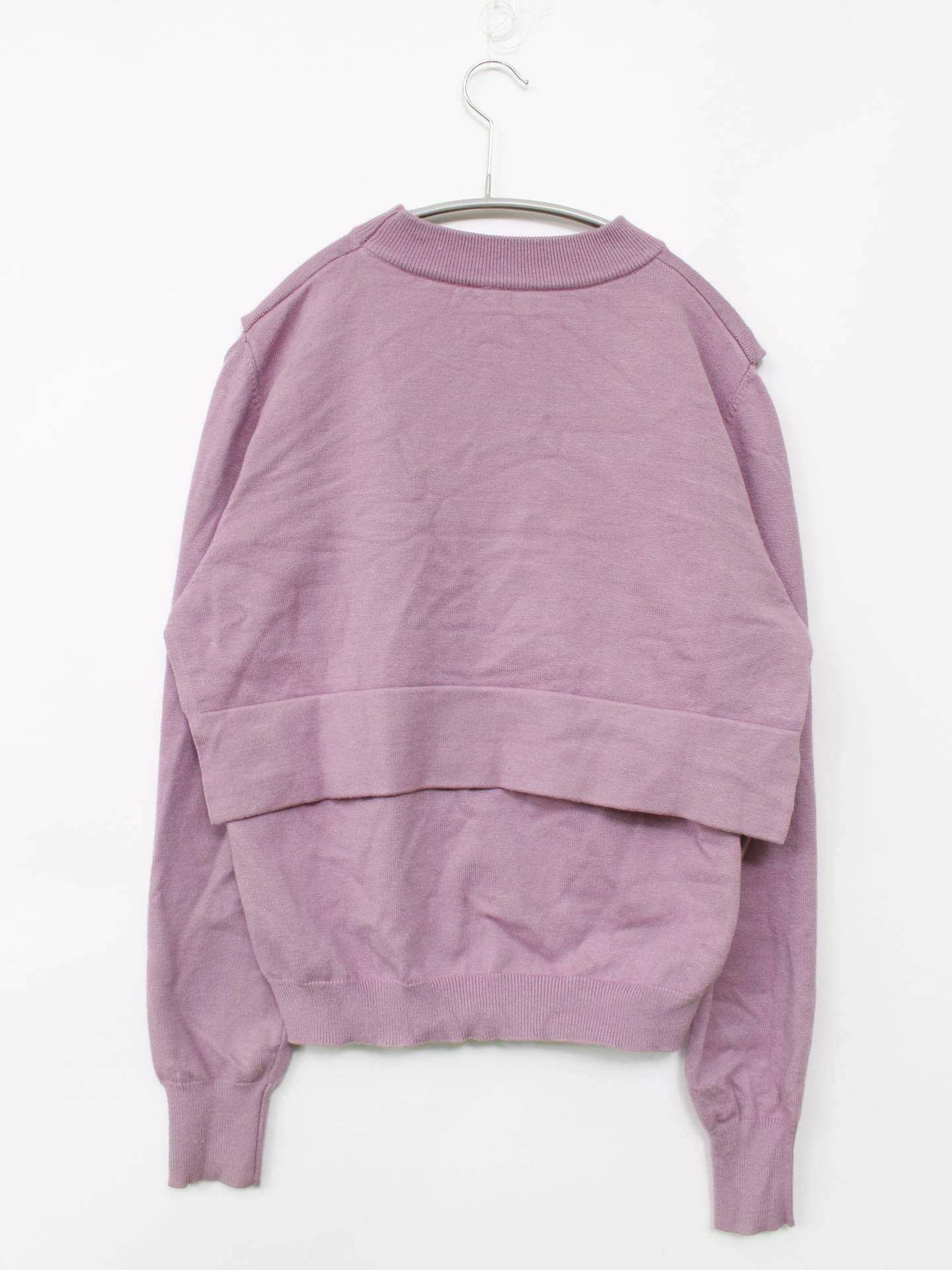 Olu./オルドット/ニット/セーター/トップス/パープル/F