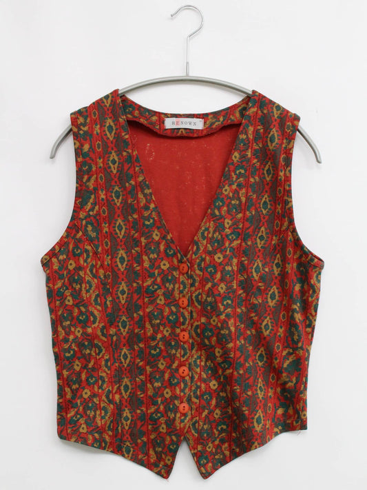 RENOWN/ベスト/トップス/レッド/M